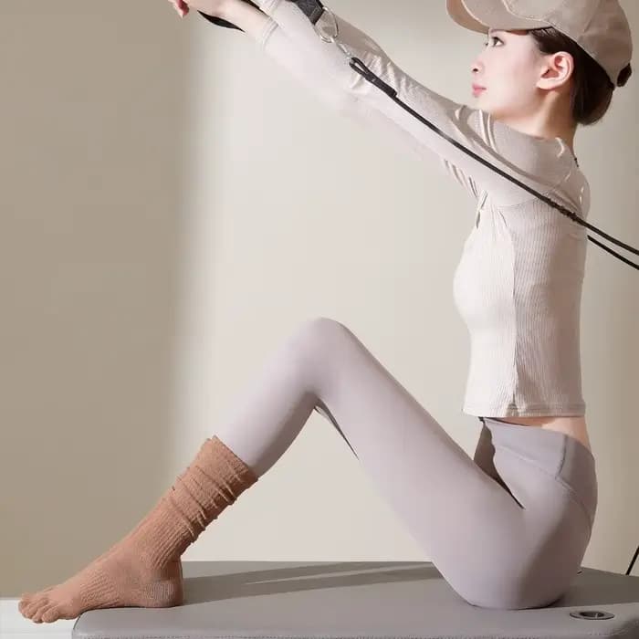Cinq doigts Sport orteil chaussettes Silicone anti-dérapant