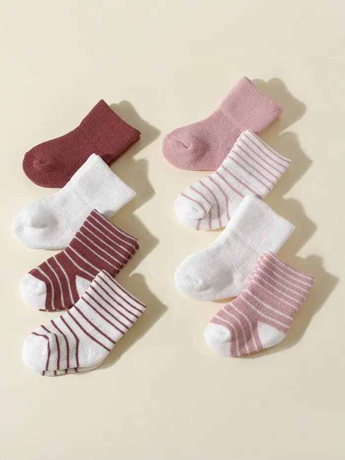 4 paires de chaussettes pour bébé de 0 à 12 mois
