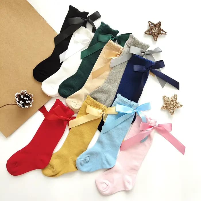 Chaussettes à volants pour filles princesse à la mode