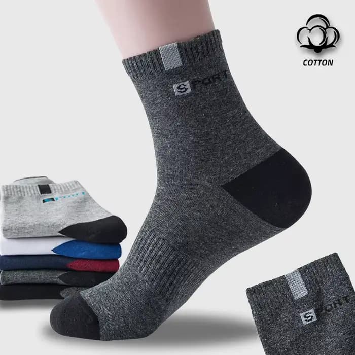 Chaussette en coton pour hommes Sport respirant doux lettre mode baskets haute élastique moyen Tube bas serviette Sox été course