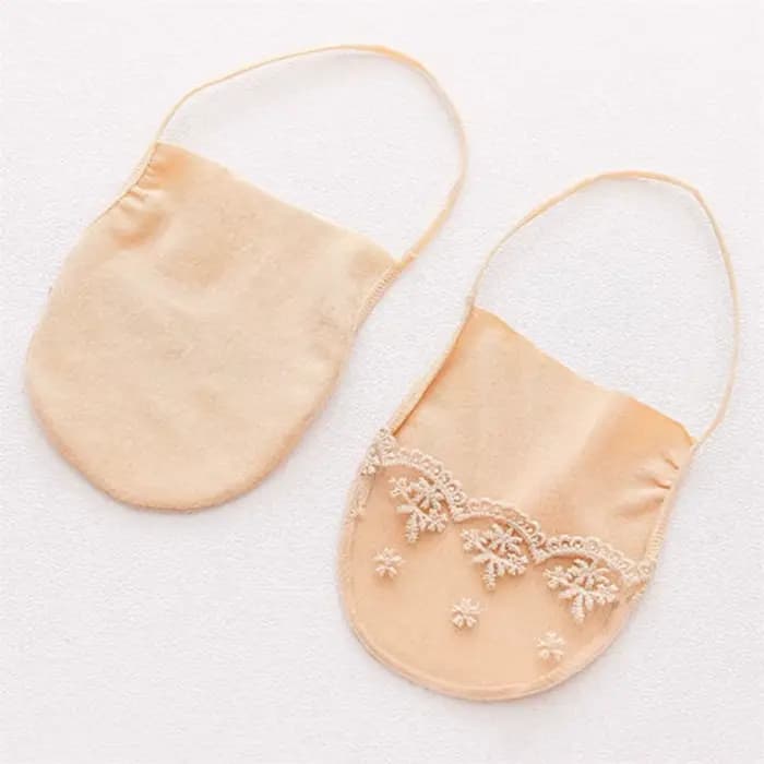 Chaussettes Jacquard Ajourées Transparentes pour Femme