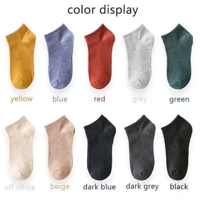 Chaussettes en coton respirantes pour hommes