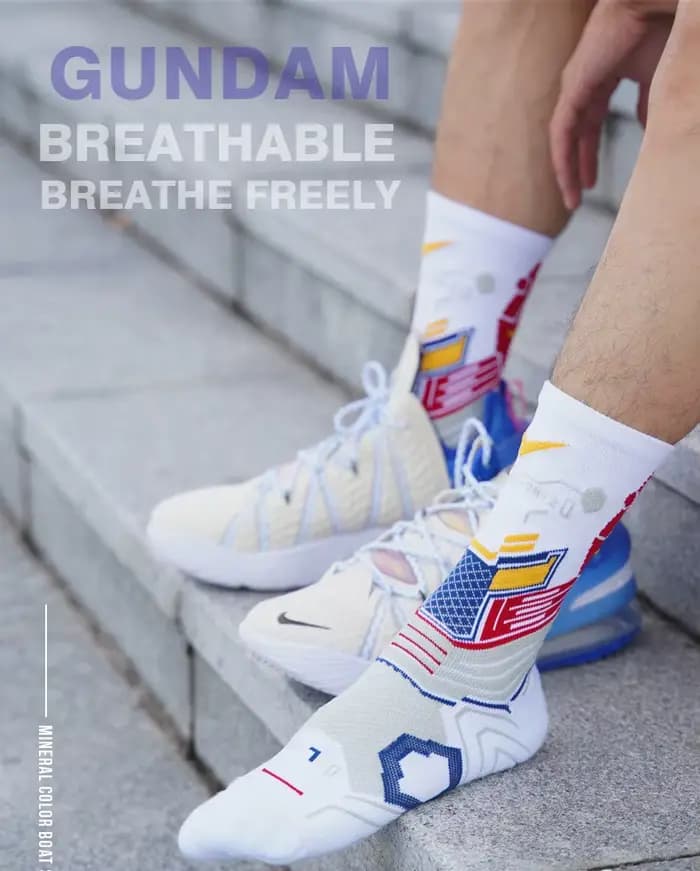 Chaussettes de sport respirantes pour hommes et femmes, Compression, course, équitation, cyclisme sur le genou, basket-ball, vélo, Hockey, approvisionnement croisé