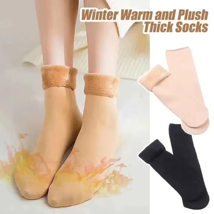 1-5 paires de chaussettes de neige en cachemire d'hiver pour femmes