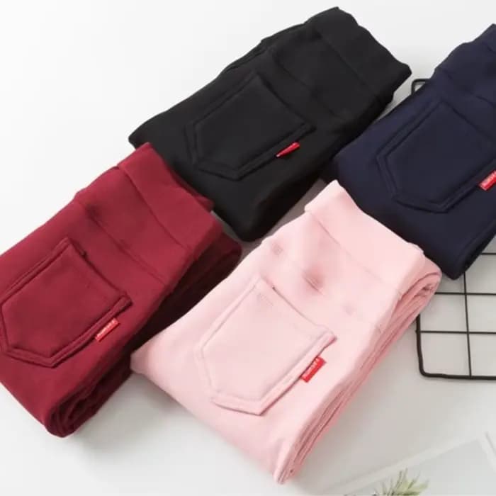 Legging pour Bébé Fille avec Sourire à l'Intérieur