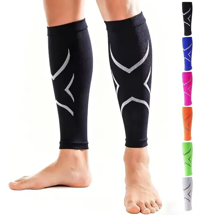 1 Paire de Manchons de Compression Élastiques pour Mollets