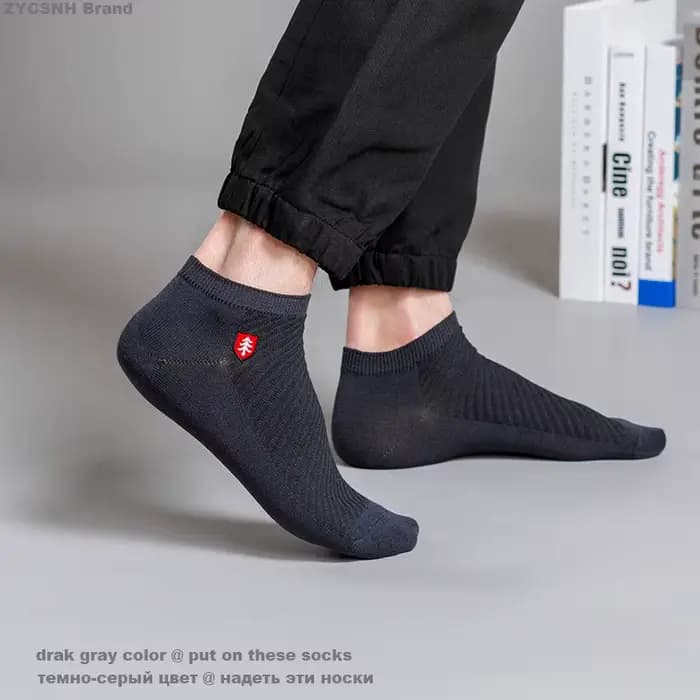 3/5 paires de chaussettes en Fiber de bambou de haute qualité pour hommes et femmes
