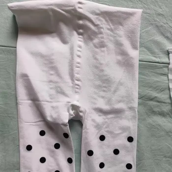 Collants transparents à pois pour femmes