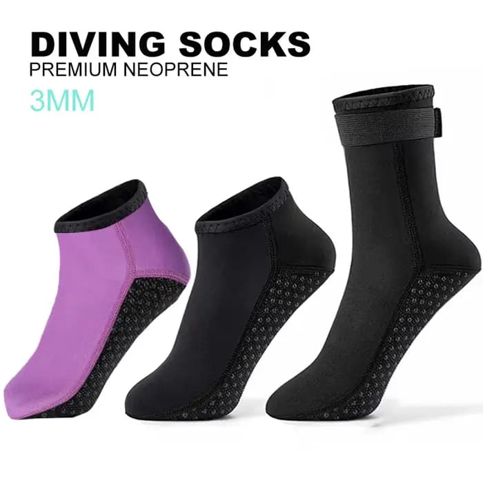 Chaussettes de plongée en néoprène pour hommes et femmes
