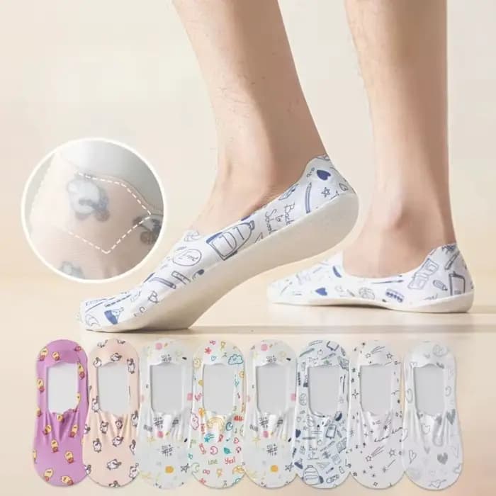 Chaussettes invisibles antidérapantes pour hommes