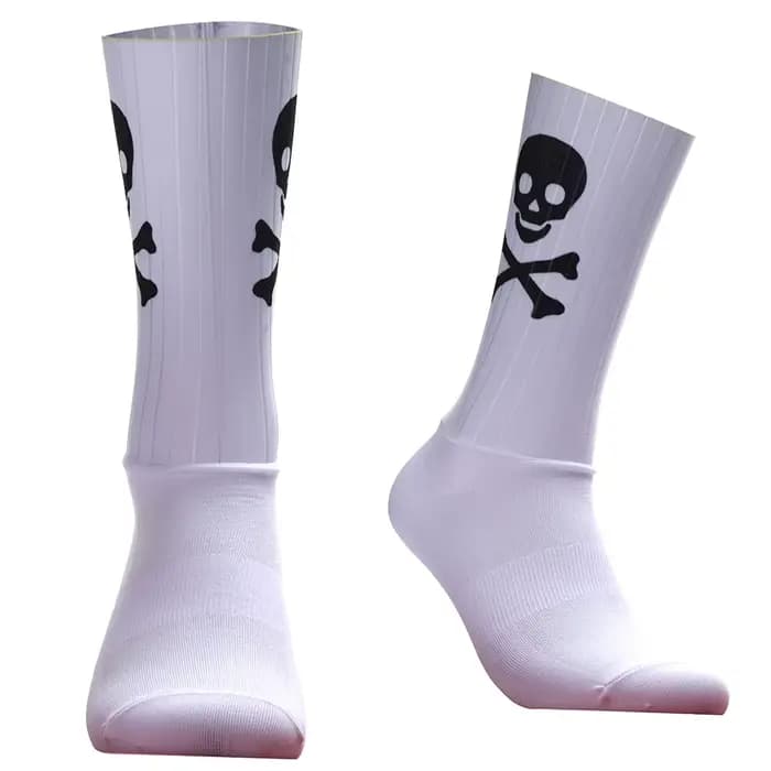 Chaussettes 2025 cyclisme nouveau crâne sport Aero Silicone antidérapant Pro extérieur nouvelles