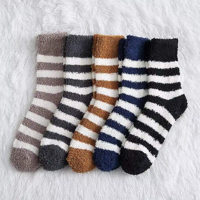 Chaussettes pour hommes japonais Harajuku rayure Simple Verstaile