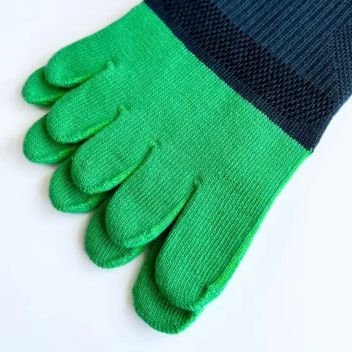 5 paires de chaussettes de sport pour hommes, 100% coton, antibactériennes, résistantes, respirantes, à cinq doigts, chaussettes de cyclisme en plein air
