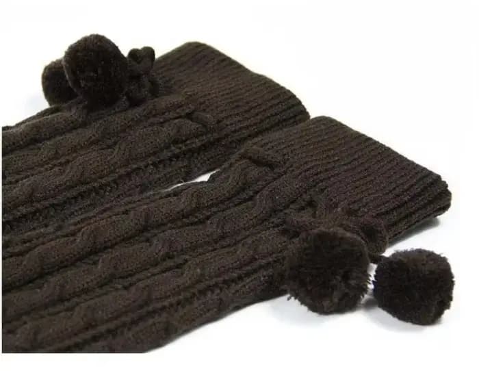 Jambières femmes cuisse haute sur genou chaussettes longues hiver cheville Stretch solide tricoté dames Slouch chaud