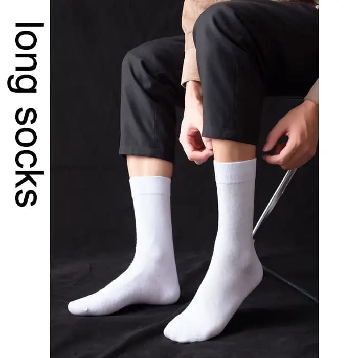 5 paires de chaussettes longues en coton pour hommes
