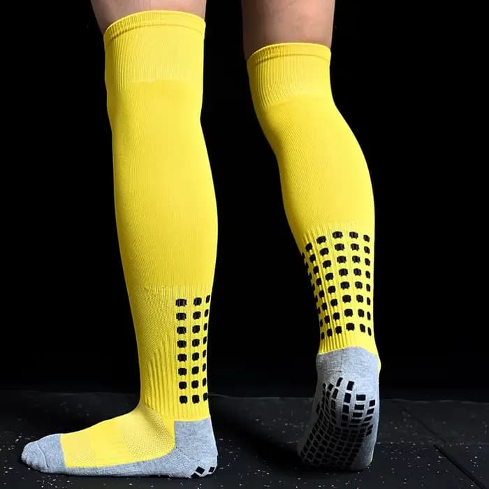 Nouvelles chaussettes de Football longues Silicone ventouse poignée anti-dérapant