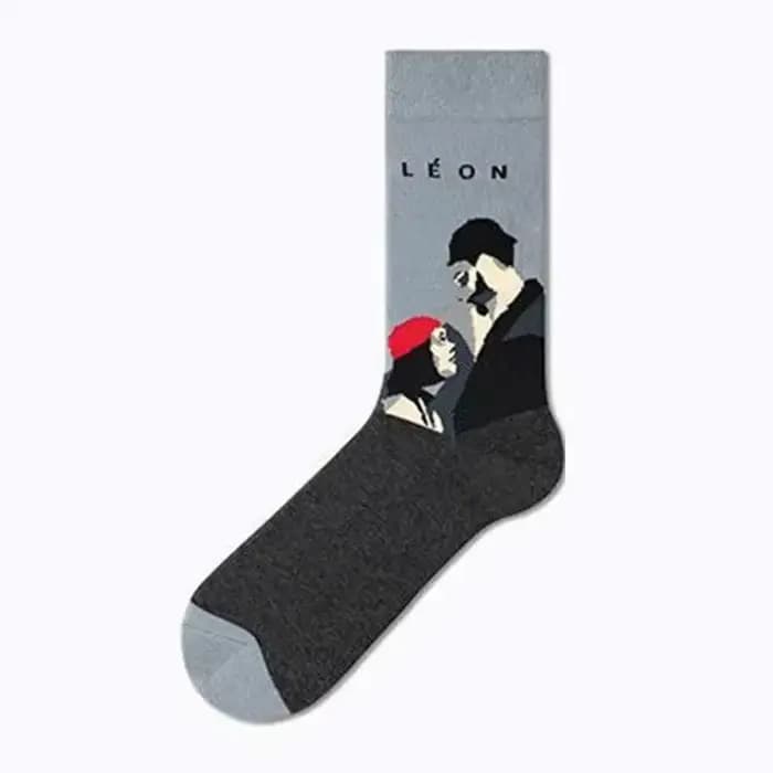 Chaussettes en coton de la série Van Gogh pour hommes et femmes