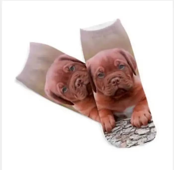 Nouvelle Offre Spéciale Chaussettes Courtes Unisexe Imprimées Numérique 3D pour Femmes