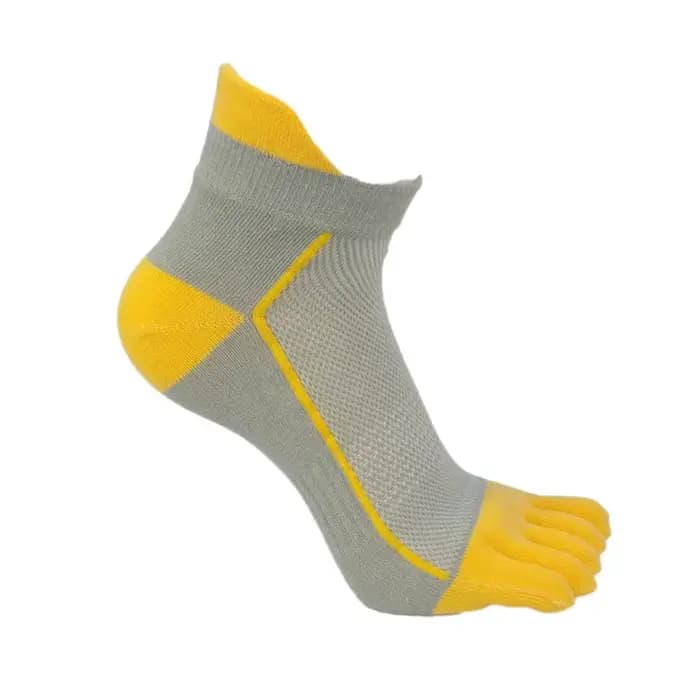 Chaussettes de sport athlétiques en coton rayé