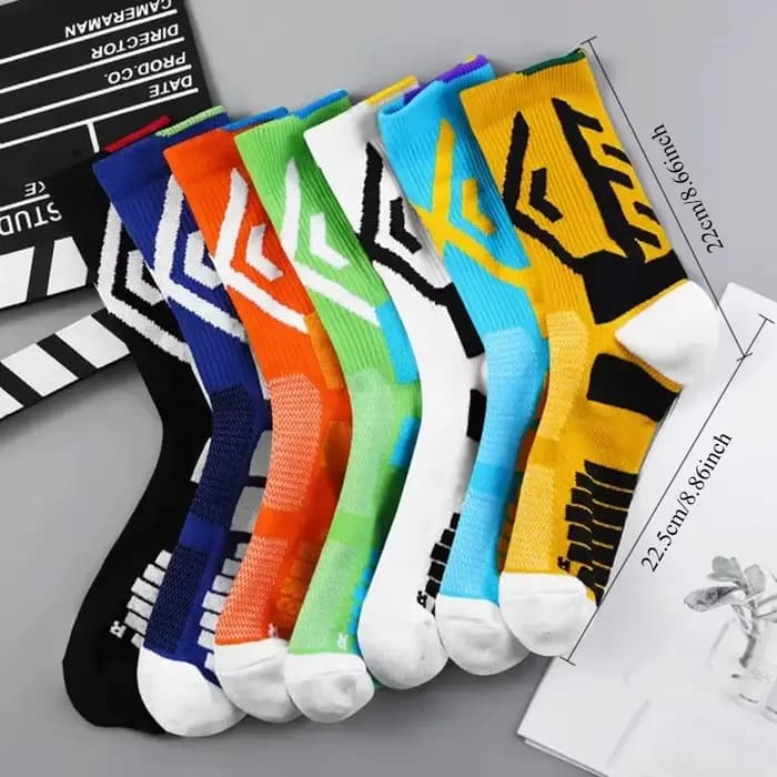 Elite Sport cyclisme basket-ball chaussettes Compression course homme noir tendance respirant longue randonnée amortissement athlétique professionnel