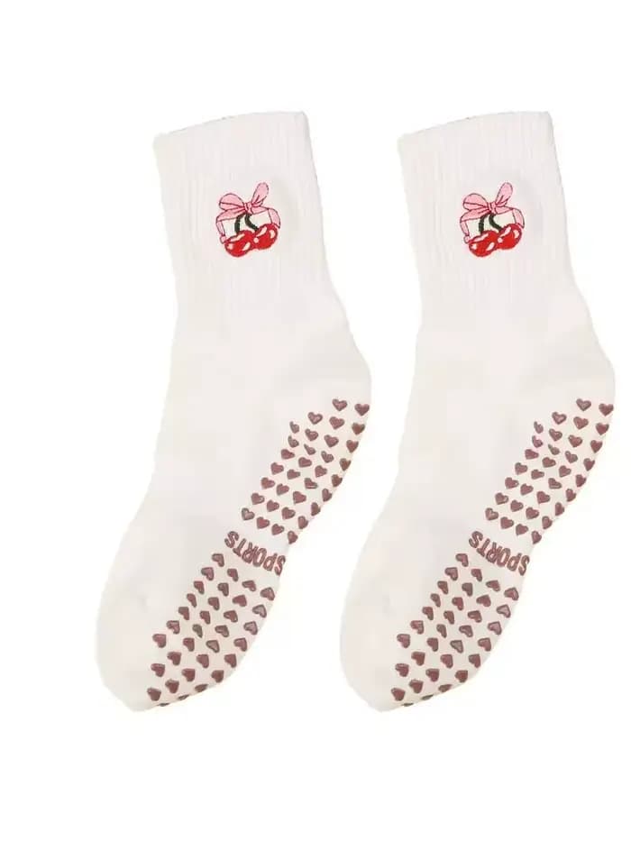 Chaussettes de yoga pour femmes 35-40 en coton
