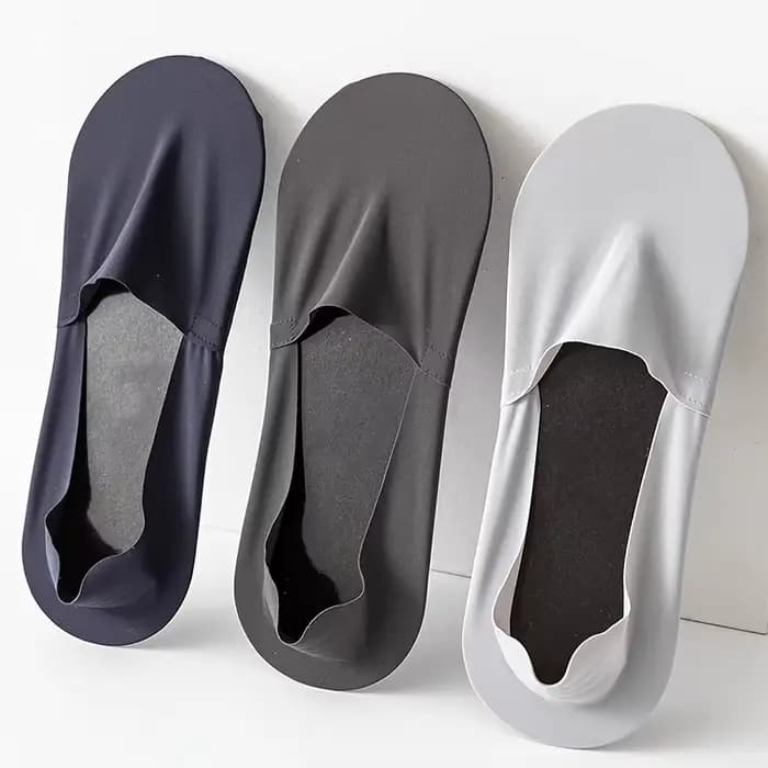 5 paires de chaussettes fines antidérapantes sans couture pour hommes