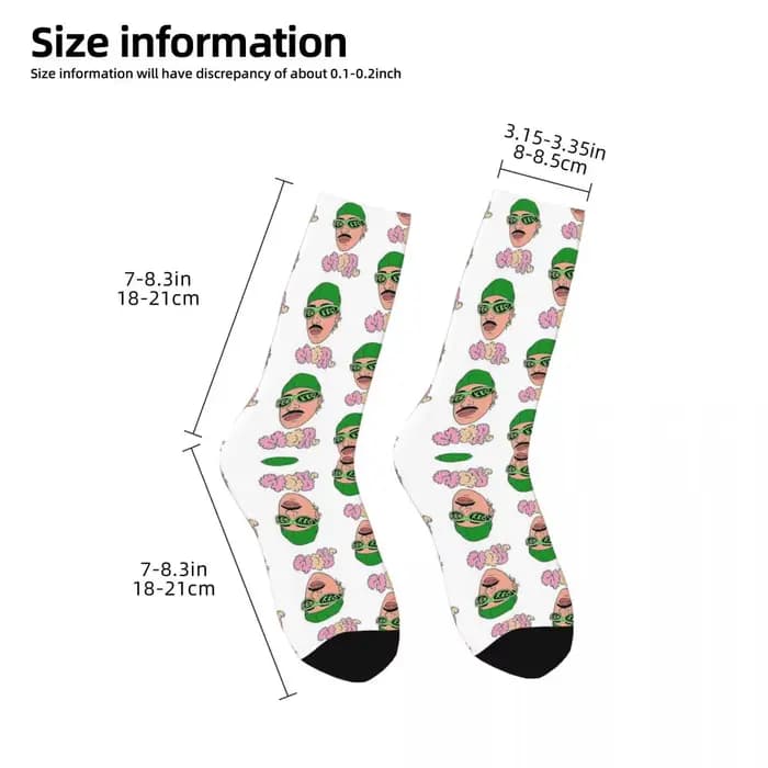 Ferxxo Feid – chaussettes habillées Harajuku