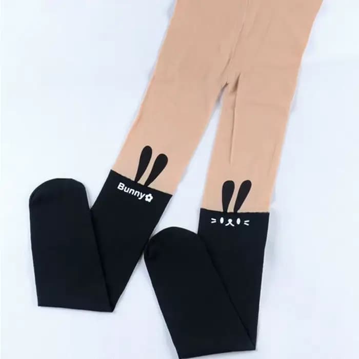 Collants en coton à motif de chat pour bébé fille