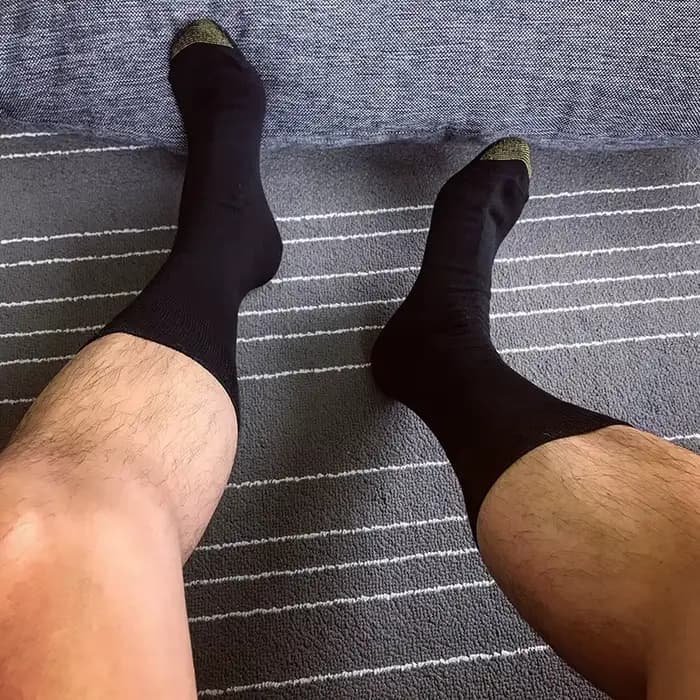 Homme coton chaussettes hommes affaires formel Tube chaussette loisirs mâle mode messieurs