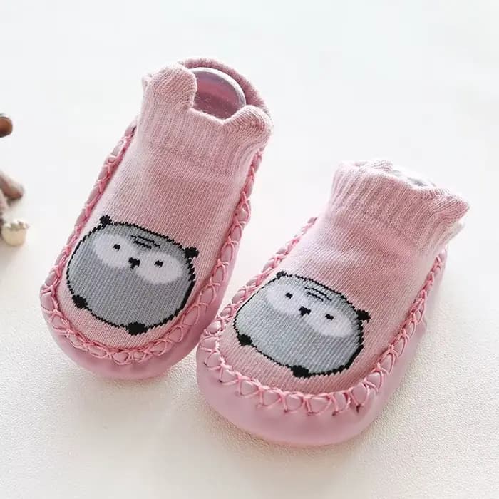 Chaussettes pour bébé, pantoufles avec semelles en caoutchouc