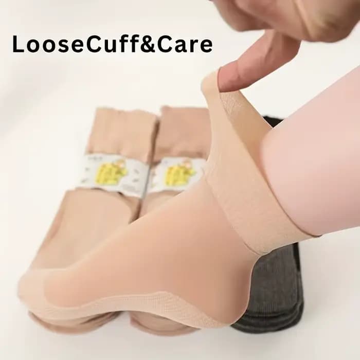 Chaussettes transparentes non contraignantes pour femmes