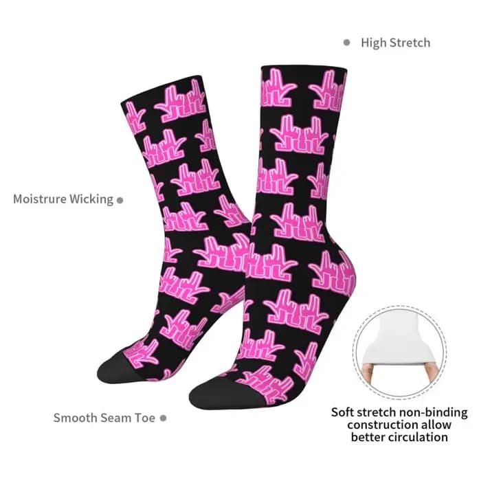 Chaussettes personnalisées JUL pour hommes et femmes