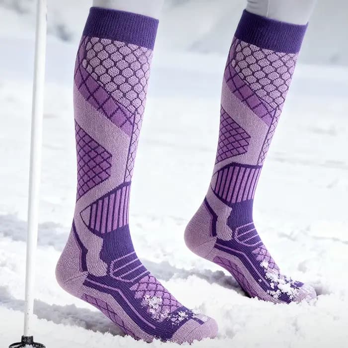 Chaussettes de Ski thermiques d'hiver pour hommes et femmes