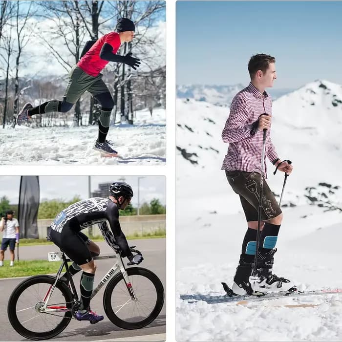Chaussettes thermiques hautes pour temps froid
