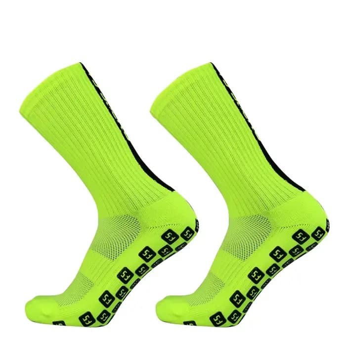 Nouvelles chaussettes de football antidérapantes en silicone pour hommes et femmes