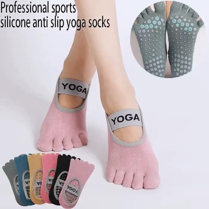 Chaussettes de Yoga, chaussettes antidérapantes