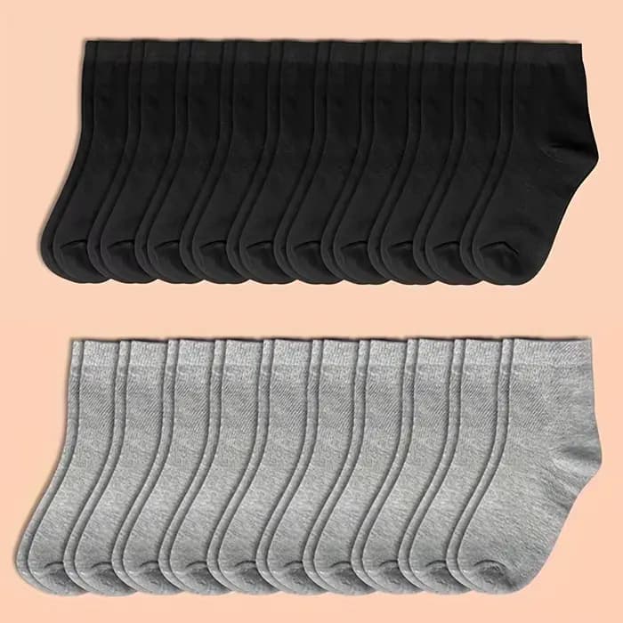 5 paires de chaussettes mi-mollet pour hommes pour le printemps