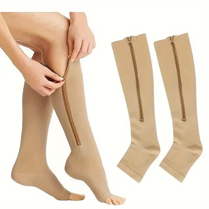 Chaussettes de Compression sans orteils pour hommes et femmes