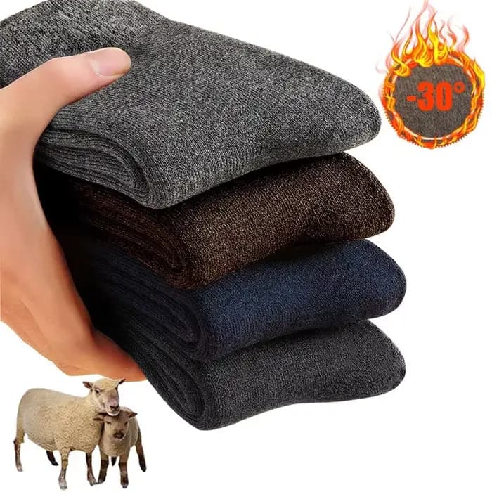 2025 nouveau hiver Super plus épais chaussettes chaudes laine hommes femmes