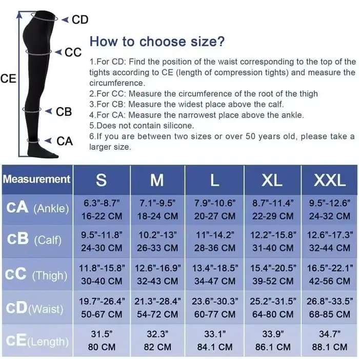 Collants de compression médicaux pour femmes et hommes
