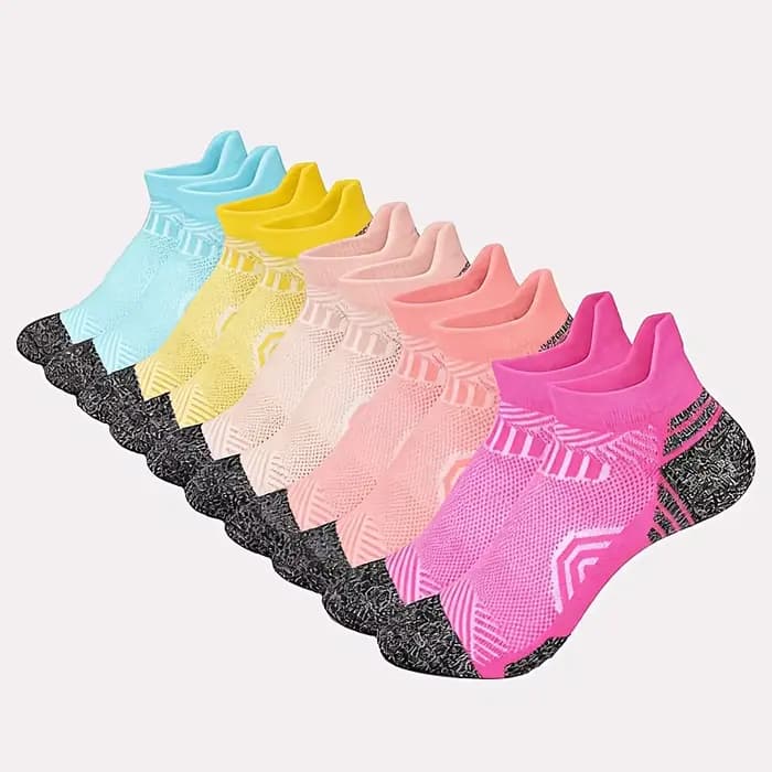 1/5 paires de chaussettes respirantes pour femmes