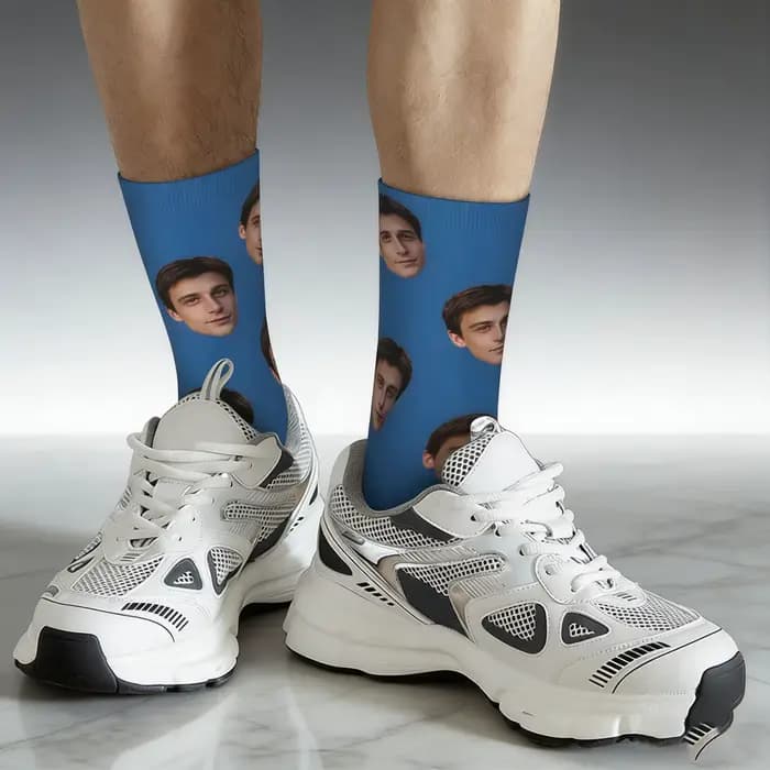 Chaussettes avatar personnalisées pour hommes et femmes