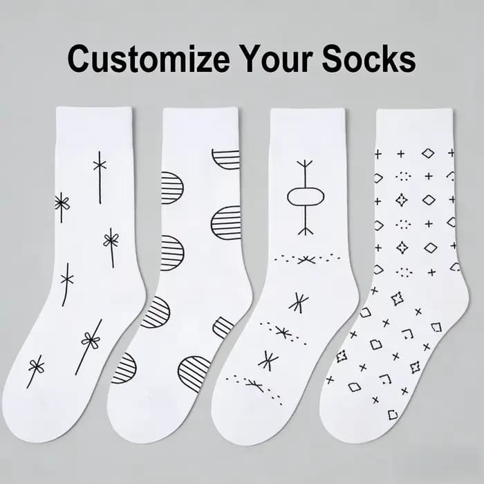 Chaussettes de sport décontractées personnalisables