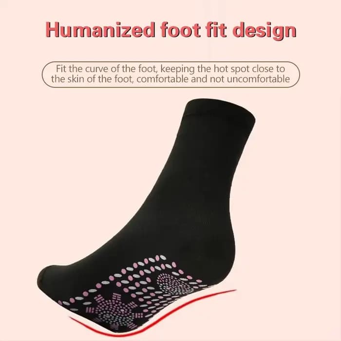 Tourmaline-Chaussettes auto-chauffantes