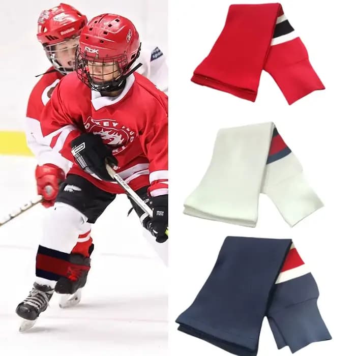 1 paire de chaussettes de hockey sur glace pour hommes et femmes