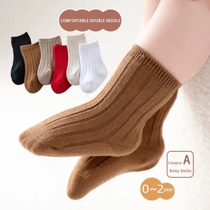 Chaussettes chaudes en tricot pour bébés filles