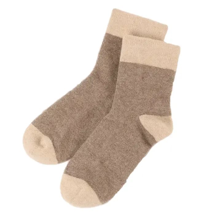 Chaussettes mi-mollet en cachemire pour hommes et femmes