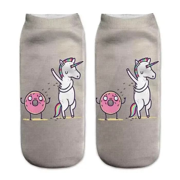 Nouvelles chaussettes amusantes imprimées en 3D