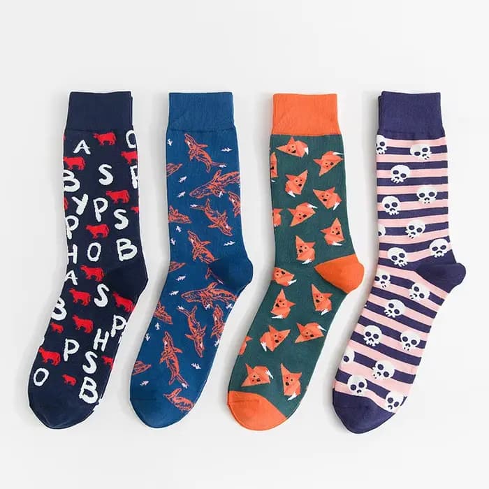 Nouveaux hommes Chaussettes Mode Européenne et Américaine Rue