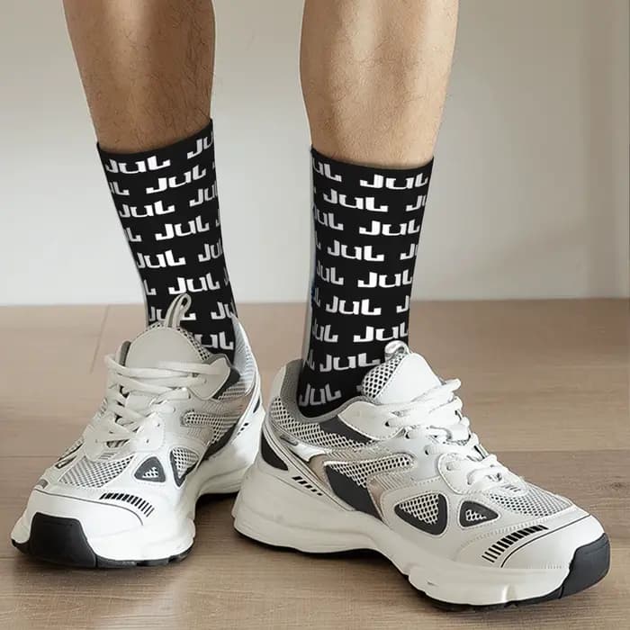Chaussettes personnalisées de musique de rappeur J-Juls pour hommes et femmes